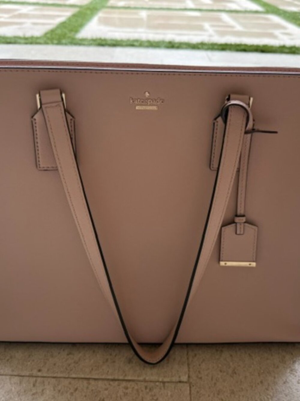 Kate Spade Cedar Street Harmony Large Blush Pink Leather Tote